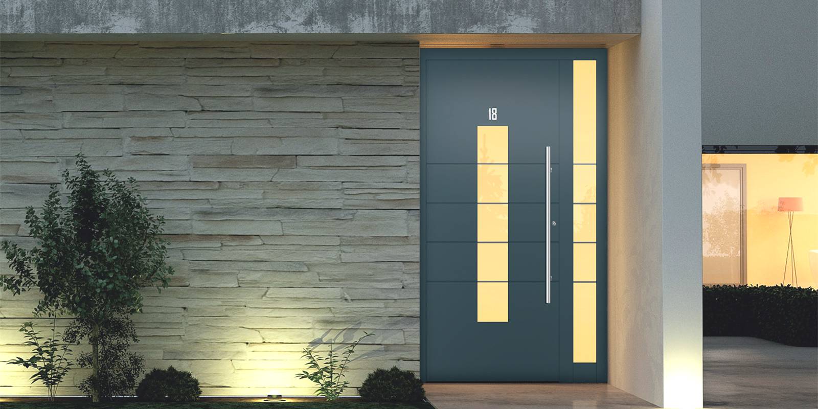 aluminium buitendeur plaatsen